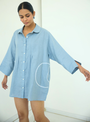 Sari Embroidered Shirt