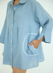 Sari Embroidered Shirt