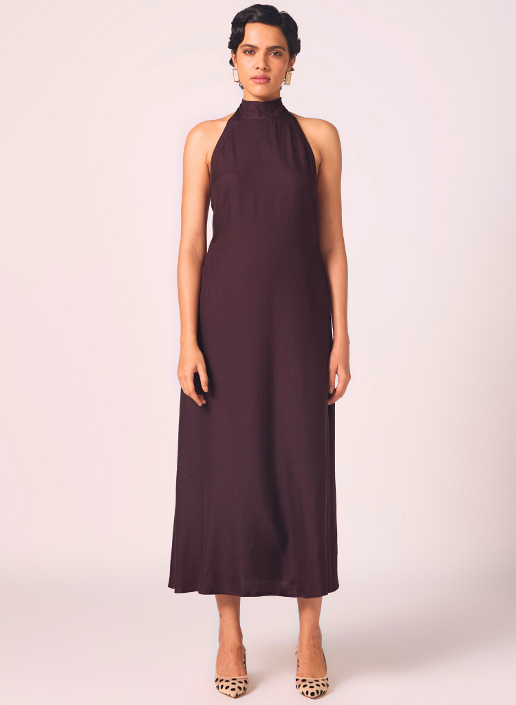 Saros Halter Dress