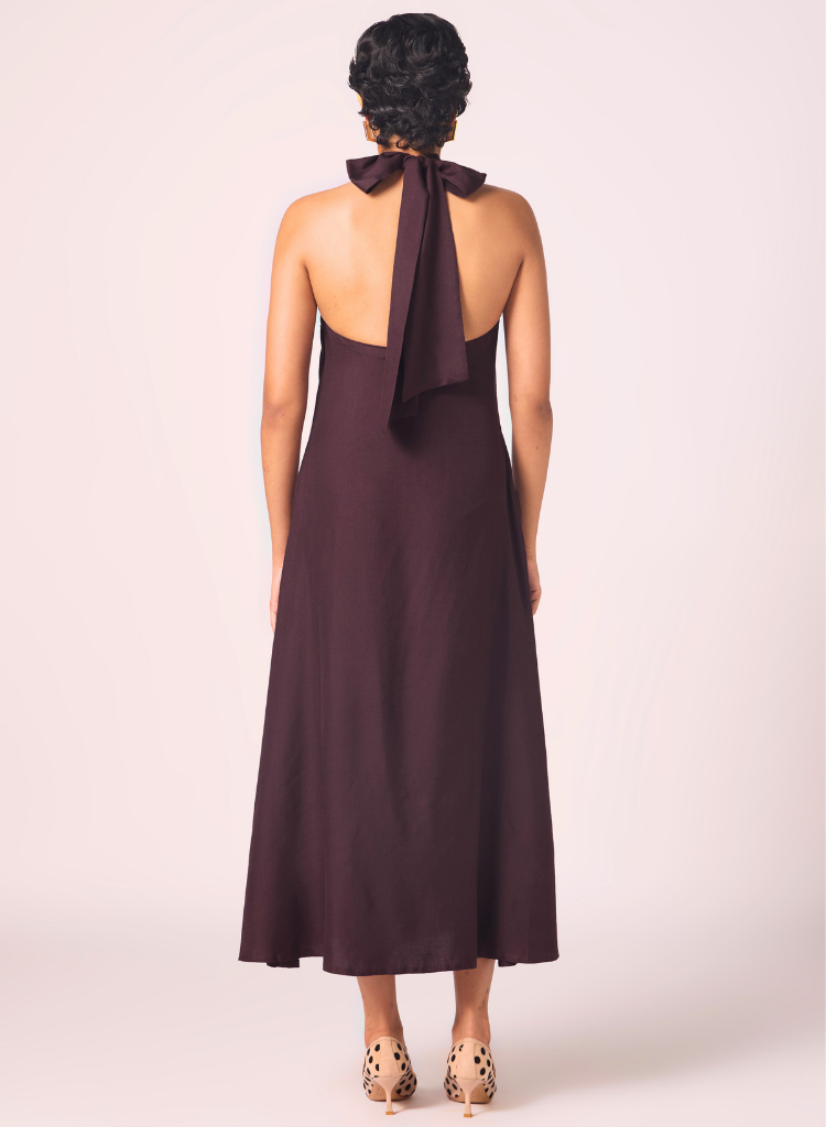 Saros Halter Dress