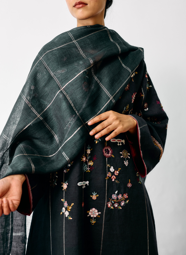 Sava Check Dupatta