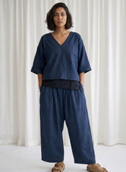 Savanna Indigo Top