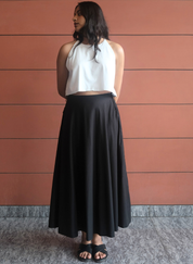 Scallop Flare Skirt