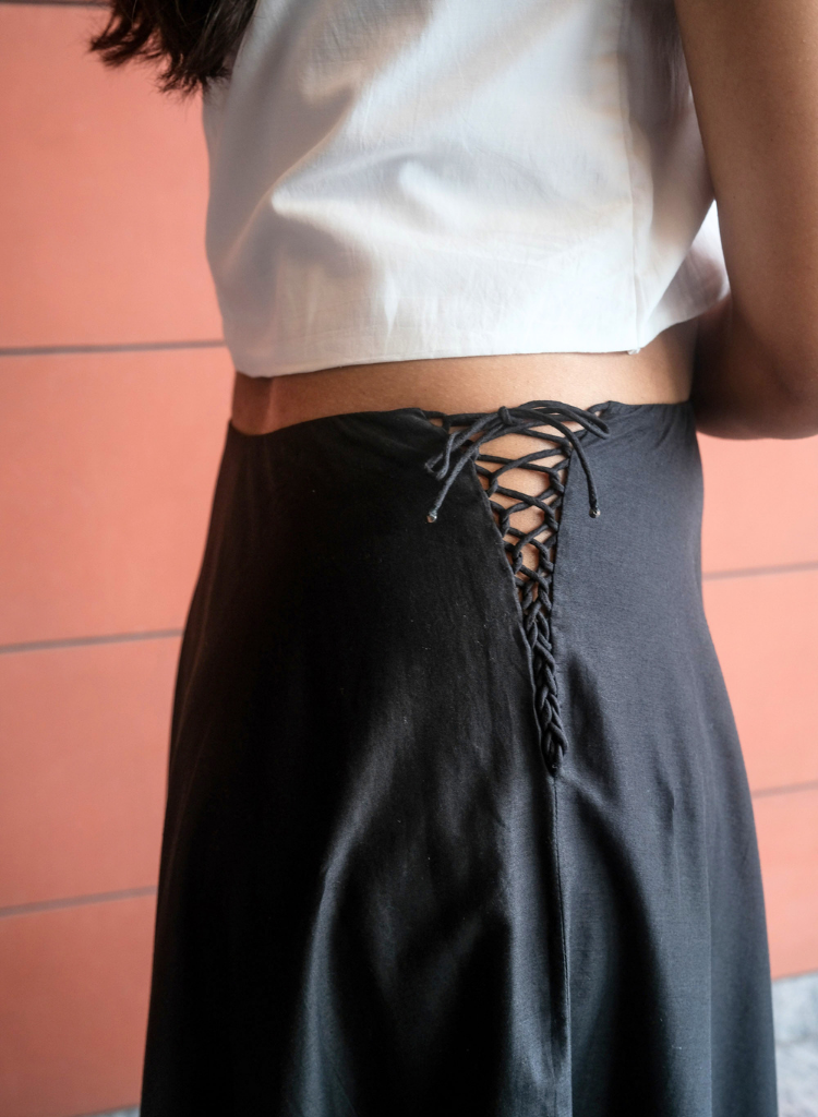 Scallop Flare Skirt