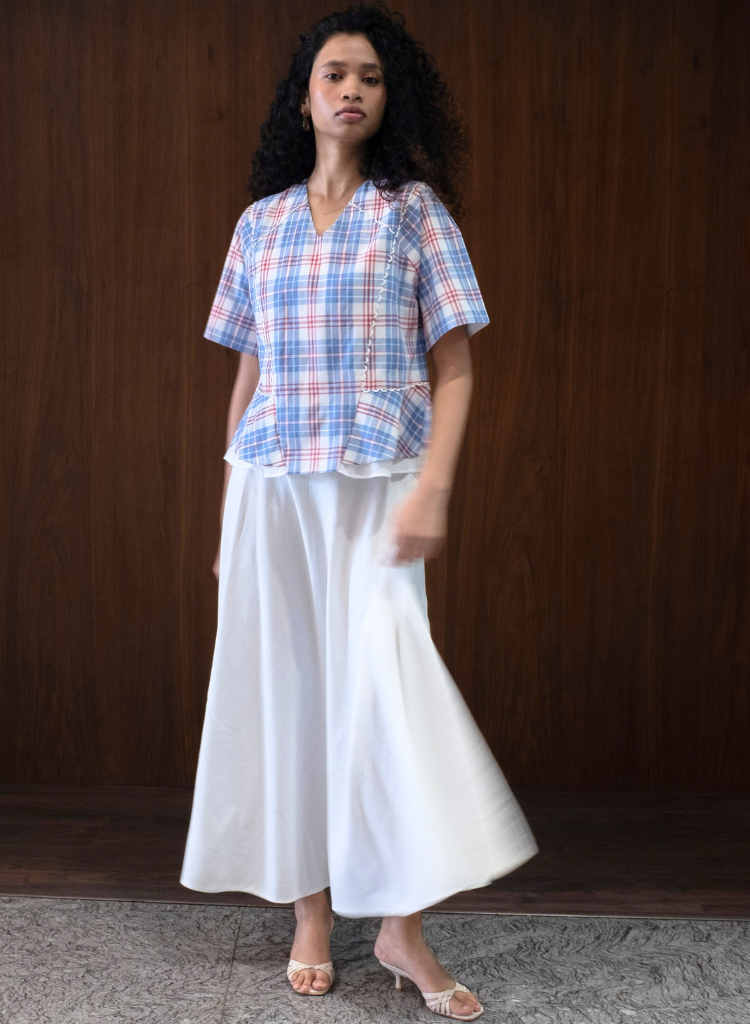 Scallop Flare Skirt