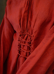 Scarlet Gathered Blouse