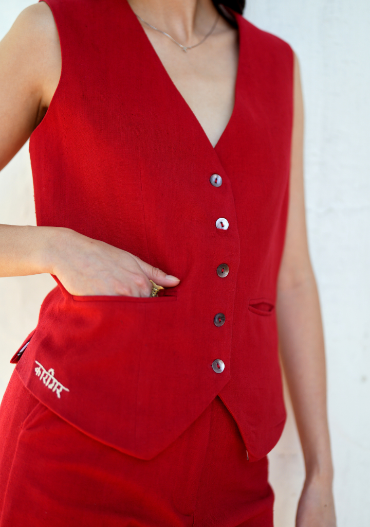 Scarlet Letter Waistcoat Set