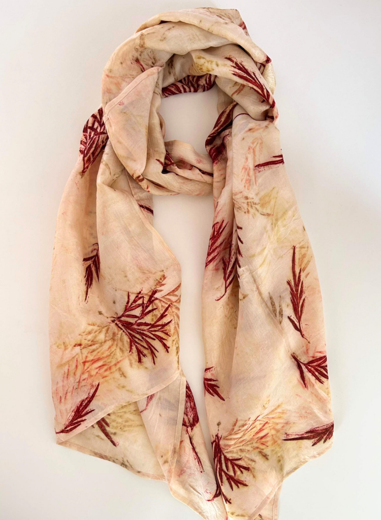 Scarlet Sage Mulberry Scarf