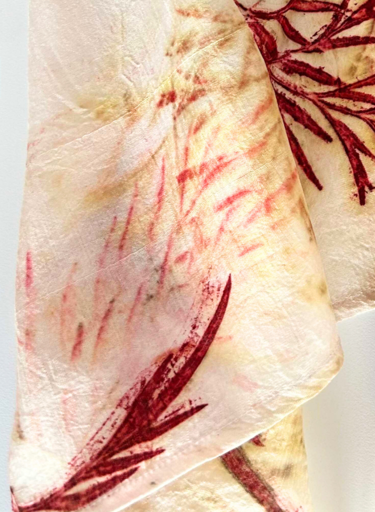 Scarlet Sage Mulberry Scarf