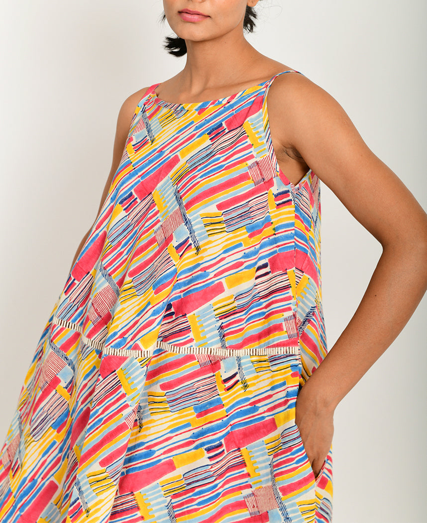 Scribble Hand Block Maxi