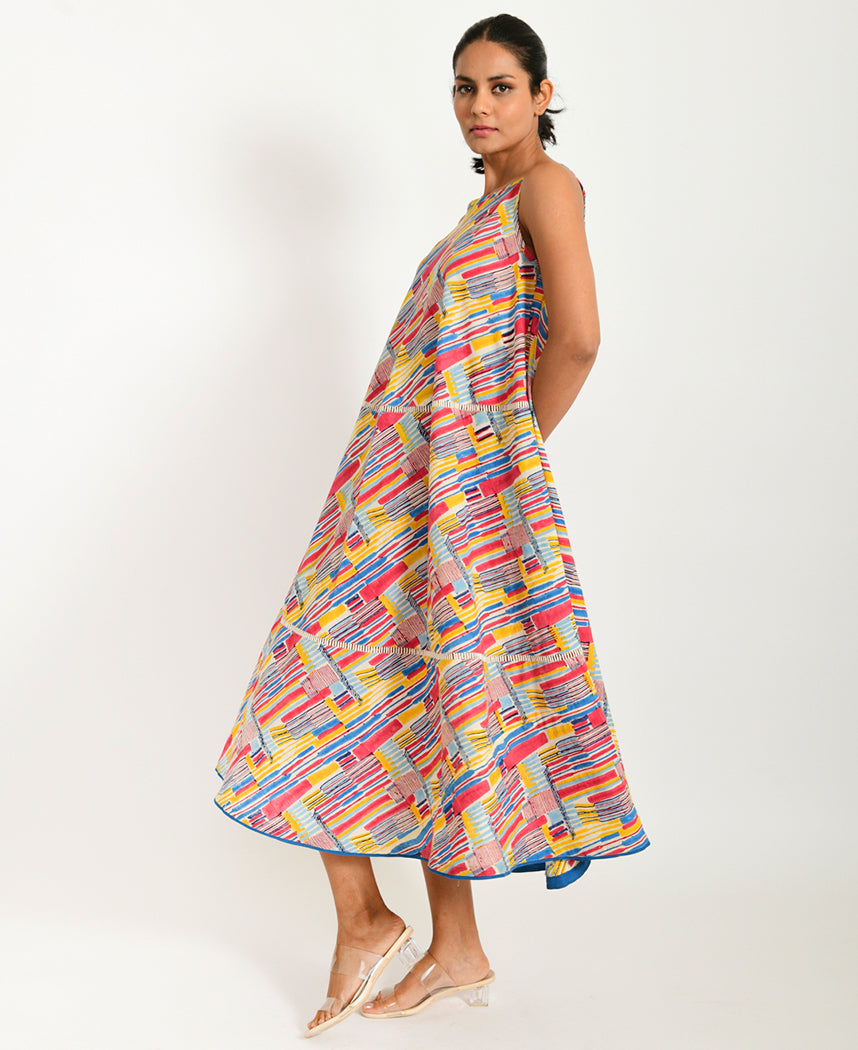 Scribble Hand Block Maxi