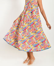 Scribble Hand Block Maxi