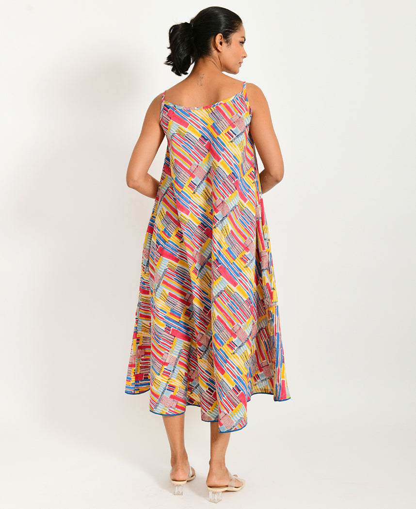 Scribble Hand Block Maxi