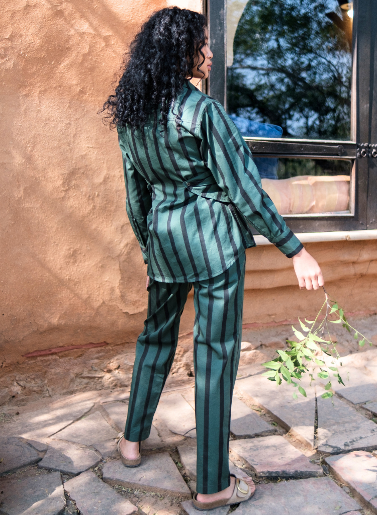 Seattle Wrap Stripe Shirt