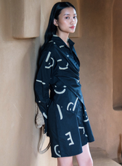 Seattle Line Shirt Dress