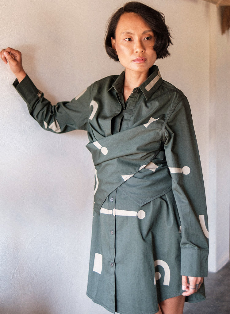 Seattle Wrap Triangle Dress