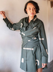 Seattle Wrap Triangle Dress