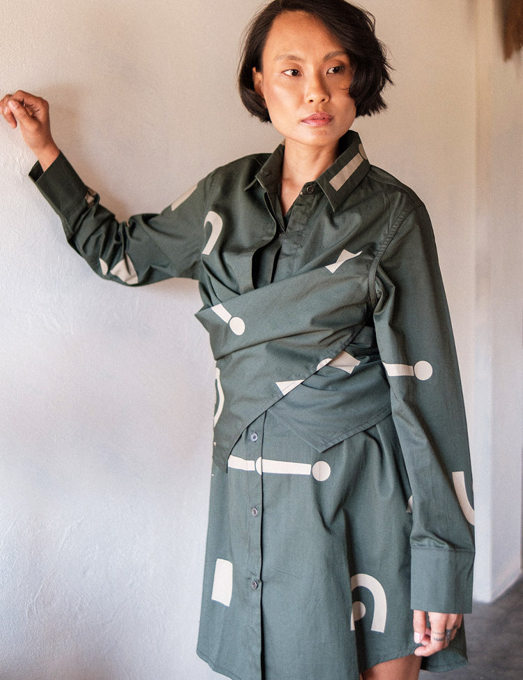 Seattle Wrap Triangle Dress