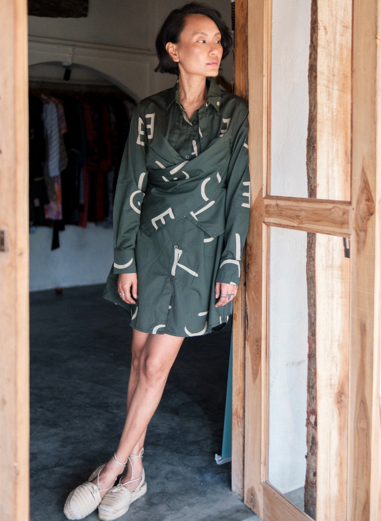 Seattle Line Shirt Dress