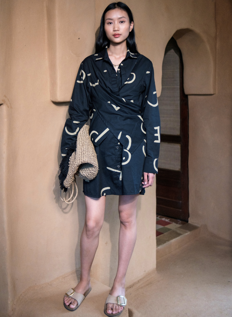 Seattle Line Shirt Dress