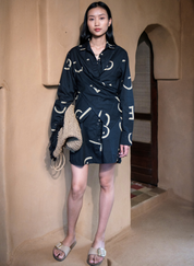 Seattle Line Shirt Dress