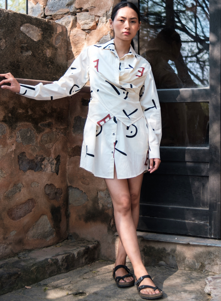 Seattle Line Shirt Dress