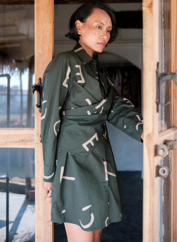 Seattle Line Shirt Dress