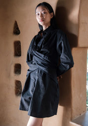 Seattle Wrap Shirt Dress