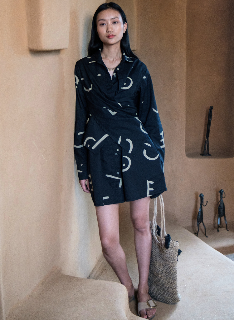 Seattle Line Shirt Dress