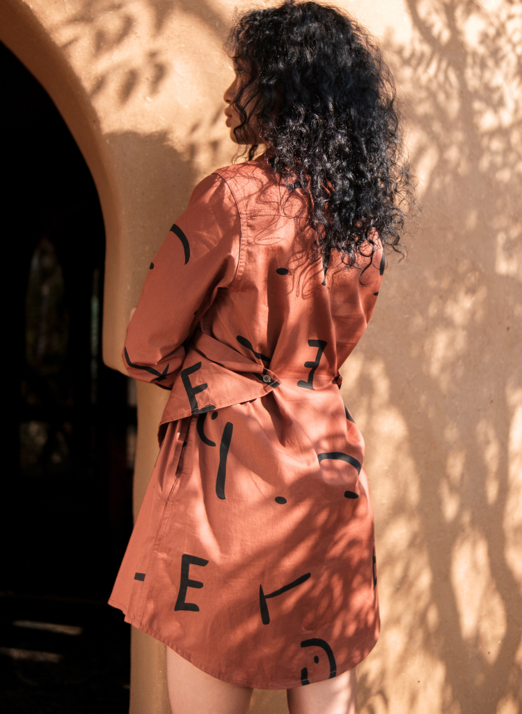 Seattle Line Shirt Dress