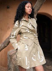 Seattle Line Shirt Dress