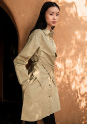 Seattle Wrap Shirt Dress