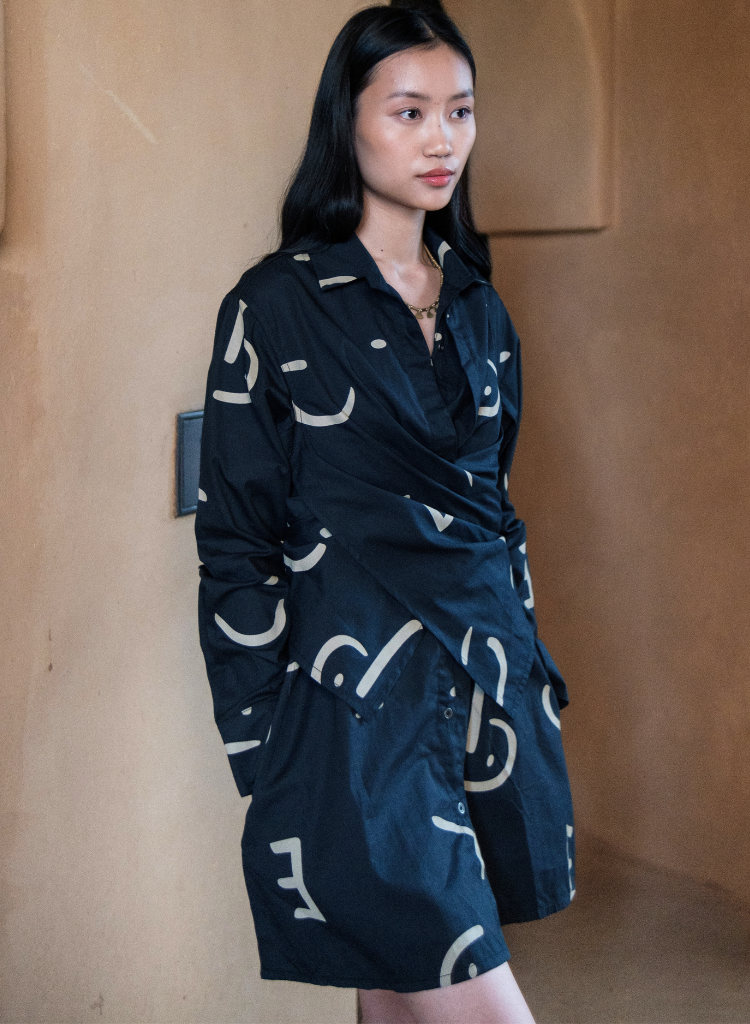 Seattle Line Shirt Dress