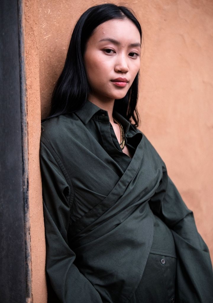 Seattle Wrap Shirt Dress