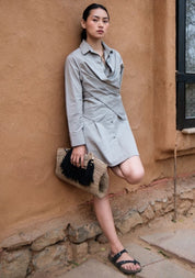 Seattle Wrap Shirt Dress