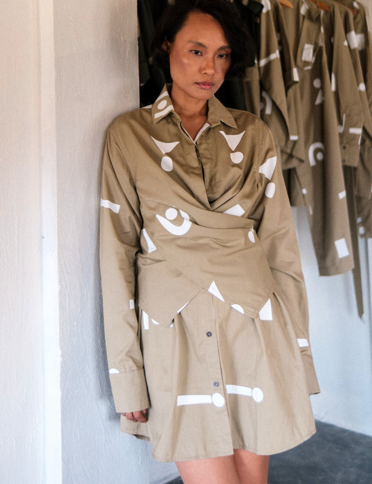 Seattle Wrap Triangle Dress