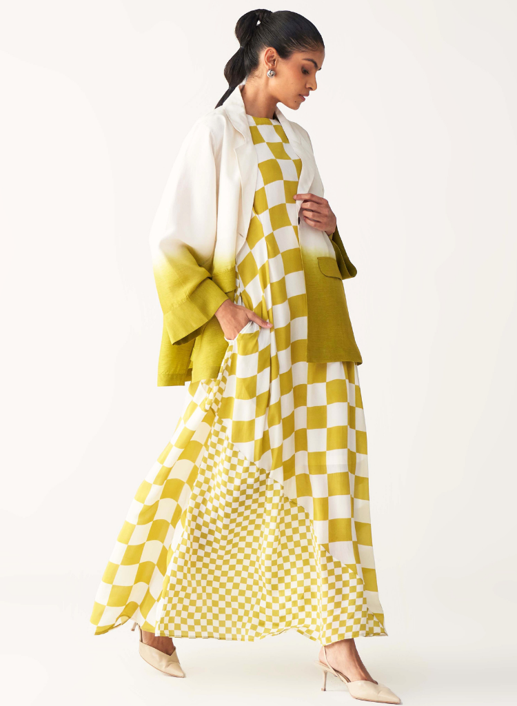 Asymmetric Dress Set