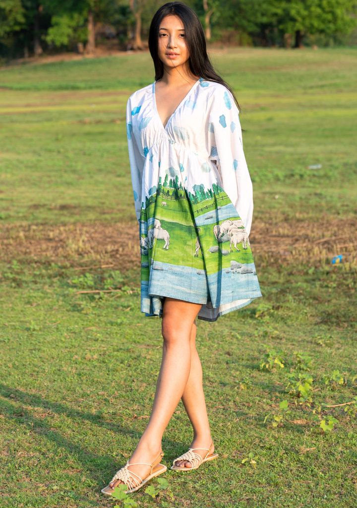 Shepherd Gathered Dress