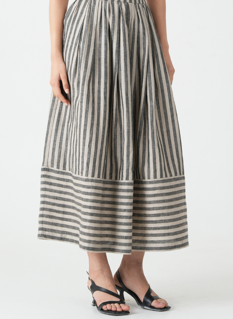 Shima Striped Skirt
