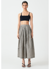 Shima Striped Skirt