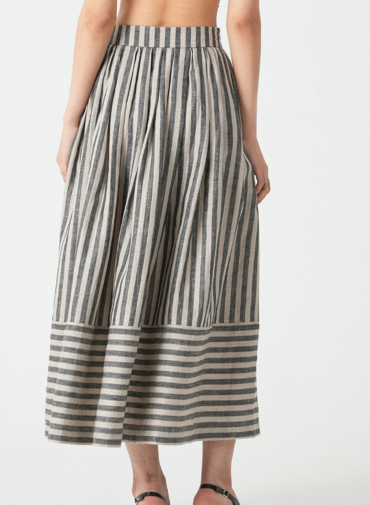 Shima Striped Skirt