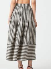 Shima Striped Skirt