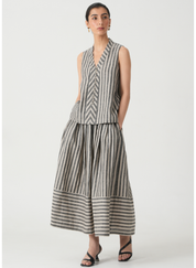 Shima Striped Skirt