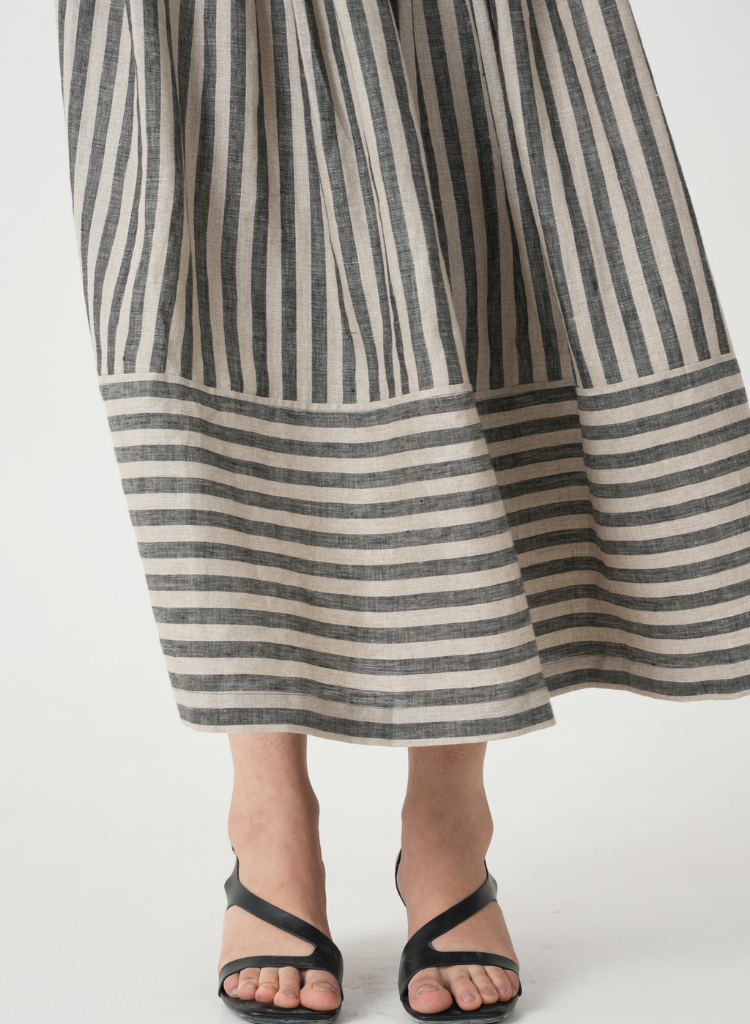 Shima Striped Skirt