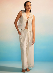 Shiori Appliqué Pants