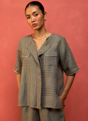 Shiro Stripe Top Set