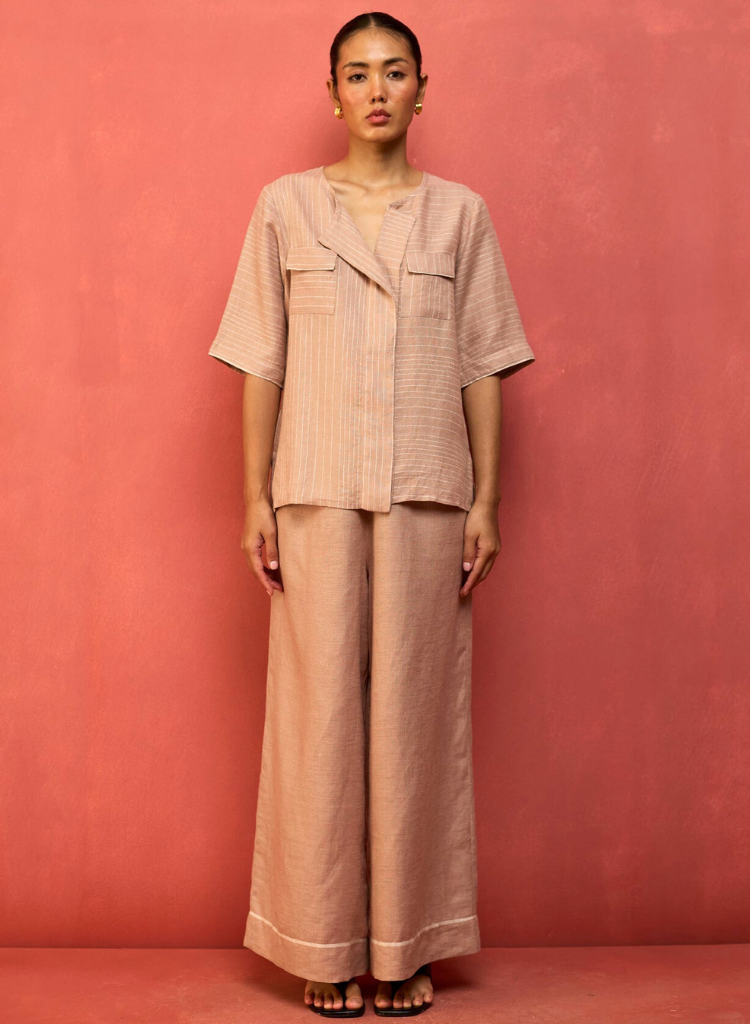 Shiro Stripe Top Set