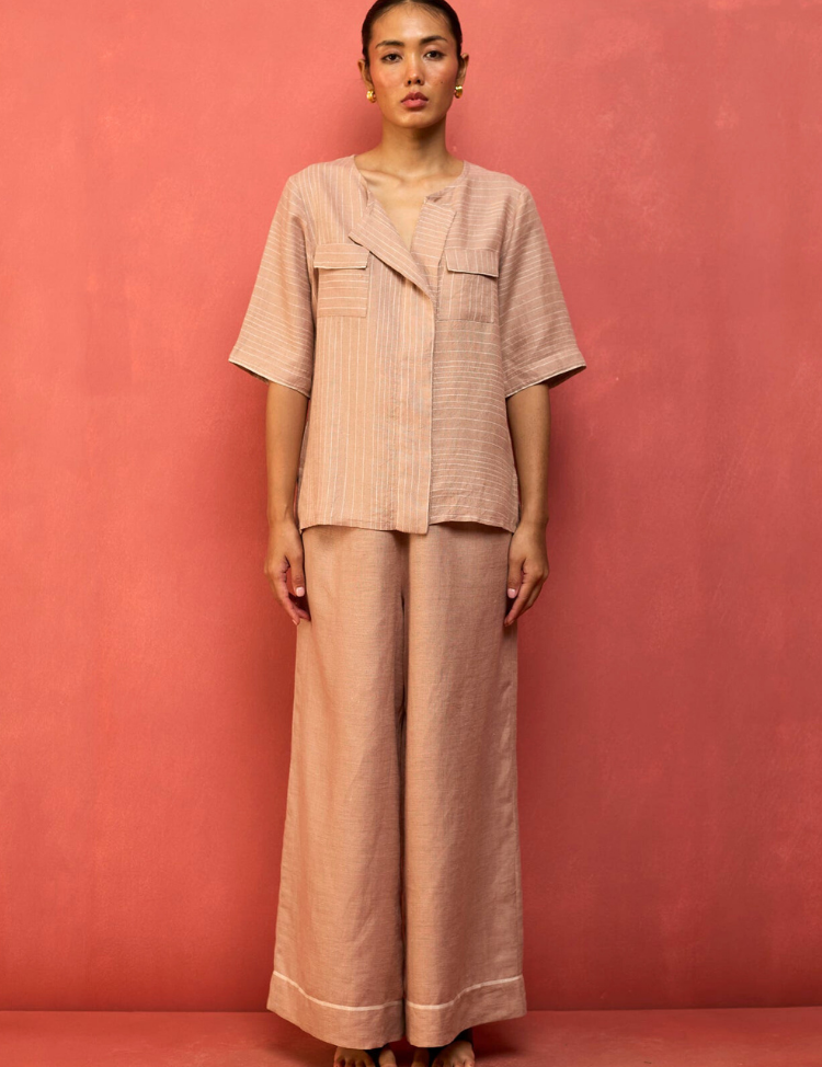 Shiro Stripe Top Set