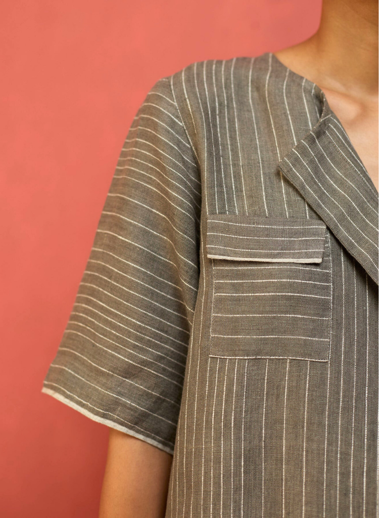 Shiro Stripe Top Set