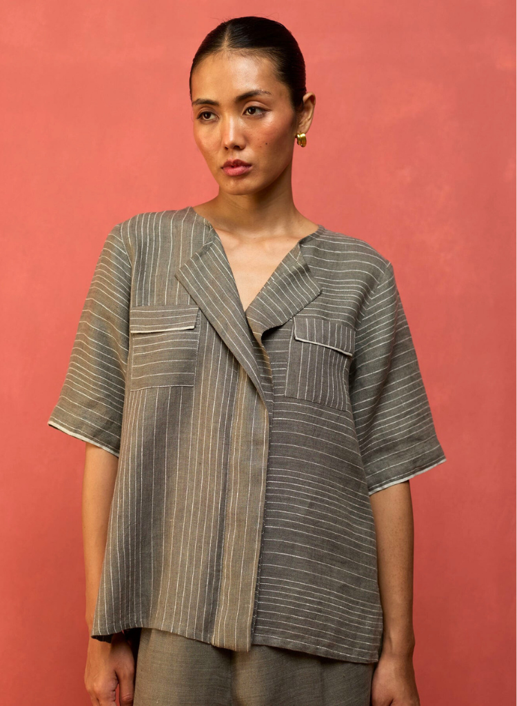 Shiro Stripe Top Set